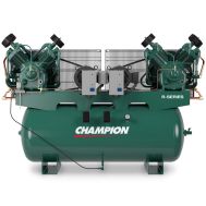 Champion 15 HP Duplex Air Compressor, 97.4 CFM @ 175 PSI, 120 Gallon Tank, R-30 Pump, 1034 RPM, 460-Volt 3-Phase | HR15DF-12