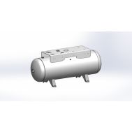 Baglioni Spa - Pressure Solutions | 80 Gallon Air Compressor Tank Horizontal w/ Top Plate, 20