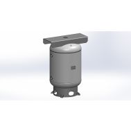 Baglioni Spa - Pressure Solutions | 120 Gallon Air Compressor Tank Vertical w/ Top Plate, 30