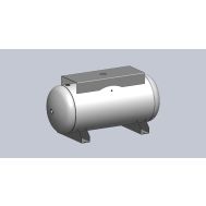 Baglioni Spa - Pressure Solutions | 200 Gallon Air Compressor Tank Horizontal w/ Top Plate, 30