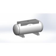 Baglioni Spa - Pressure Solutions | 120 Gallon Air Compressor Tank Horizontal w/ Top Plate, 24