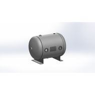 Baglioni Spa - Pressure Solutions | 19 Gallon Air Compressor Tank Horizontal, 16