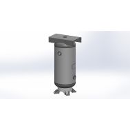 Baglioni Spa - Pressure Solutions | 20 Gallon Air Compressor Tank Vertical w/ Top Plate, 14