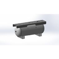 Baglioni Spa - Pressure Solutions | 120 Gallon Air Compressor Tank Horizontal w/ Extended Top Plate, 24