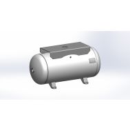 Baglioni Spa - Pressure Solutions | 60 Gallon Air Compressor Tank Horizontal w/ Top Plate, 20