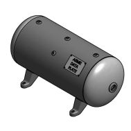 SteelFab 20 Gallon Air Tank Horizontal with Feet, 14