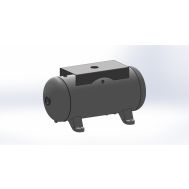 Baglioni Spa - Pressure Solutions | 20 Gallon Air Compressor Tank Horizontal w/ Top Plate, 14