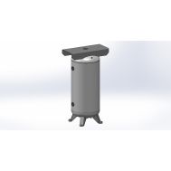 Baglioni Spa - Pressure Solutions | 60 Gallon Air Compressor Tank Vertical w/ Top Plate, 20