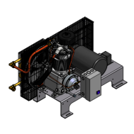 Champion 7.5 HP Air Compressor, 22.3 CFM @ 175 PSI, Two-Stage, Base-Mount 230-Volt, 1-Phase | BR7F