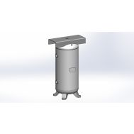 Baglioni Spa - Pressure Solutions | 30 Gallon Air Compressor Tank Vertical w/ Top Plate, 16