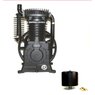 HP51 Chicago Pneumatic 10 HP Air Compressor Two Stage Pump with Flywheel 