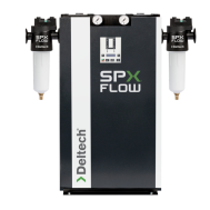 SPX-Deltech, DSHD-7, 7 CFM Heatless Modular Desiccant Air Dryer, -40°F Inlet Flow, 1/2