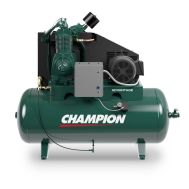 Champion 15 HP Air Compressor Two Stage 54.1 CFM @ 175 PSI 120 Gallon Air Tank, R40 Pump 776 RPM, 230-Volt, 3-Phase | HR15-12