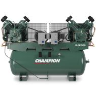 Champion Advantage 7.5 HP Duplex Two Stage Air Compressor, 51.2 CFM @ 175 PSI w/ ACAC 120 Gallon 230 Volt 1-Phase | HR7D-12 | ADVA-D40