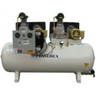 Powerex 1 HP Duplex Oilless Air Compressor 6 CFM 30-Gallon Air Tank, 230-Volt, 1-Phase | OTD1101-G-2