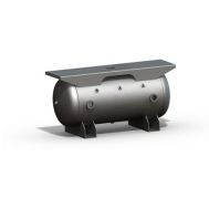 Manchester 60 Gallon Air Tank Horizontal Extended, Legs & Topplate. 200 PSI, 20