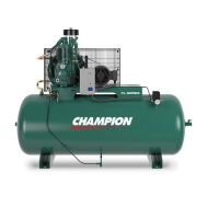 Champion Pressure Lubricated 7.5 HP Air Compressor 23.1 CFM, 120 Gallon Air Tank Two Stage | HPL7F-12