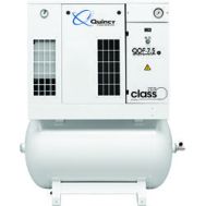 Quincy 7.5 HP Oilless Scroll Air Compressor 16.1 CFM, 145 PSI, Integrated Air Dryer & 70 Gallon Horizontal Air Tank, 230/460-Volt 3-Phase | QOF-7.5 TMD (HP)