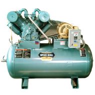 15 HP Saylor-Beall Pressure Lubricated Air Compressor Two Stage 120 Gallon Tank 230-Volt 3-Phase | PL-91512-230-3
