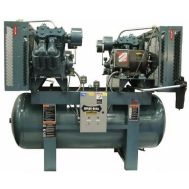 Saylor-Beall 15 HP Pressure Lubricated Duplex Air Compressor Two Stage 200 Gallon Tank | 230-Volt 3-Phase | X-PL-91520-230-3