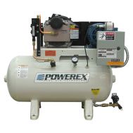 Powerex 5 HP Air Compressor Oilless Scroll 60 Gallon Tank | 15.2 SCFM @ 100 PSI | 230 Volt, 1-Phase | STS1512-2-2