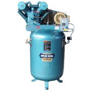 Saylor-Beall 10 HP Splash Lubricated Piston/Two-Stage Air Compressor, 34.4 CFM @ 175 PSI, 4-Cylinder 120 Gallon Air Compressor 230-Volt, 1-Phase | VT-755-120-230-1