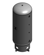 200 Gallon Air Tank Vertical with Skirt ASME 200 PSI | A10051