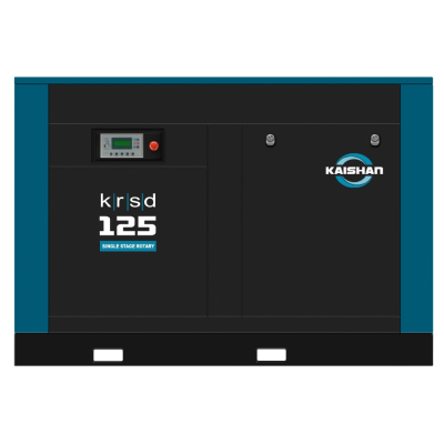 Kaishan KRSD125-125, 125 HP Rotary Screw Air Compressor, 597 CFM @ 125 PSI, Efficient & Quiet, 10 Year Warranty