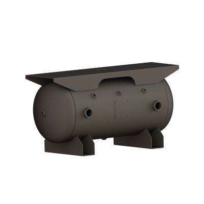 30 Gallon Air Tank Horizontal Extended Legs & Topplate | 200 PSI | 302686