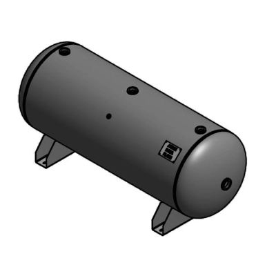 120 Gallon Horizontal Air Tank, 24