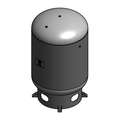 120 Gallon Air Tank with Skirt Vertical 200 PSI ASME Coded | A12276