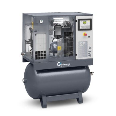 Atlas Copco 5 HP Oilfree Scroll Air Compressor with Air Dryer & 72 Gallon Air Tank, 12.5 CFM @ 145 PSI, SF4 - 145 AFF Mono 208-230/460 TM | 8153613651