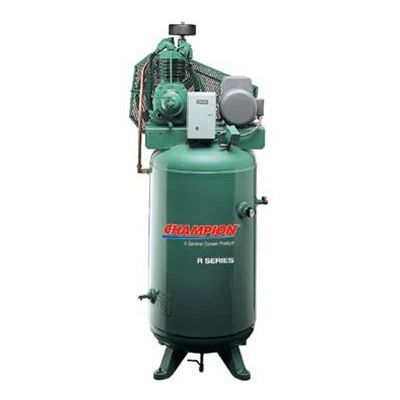 Champion 5 HP Air Compressor, Two-Stage, 17 CFM @ 175 PSI, 80 Gallon Air Tank, 208-Volt, 1-Phase | VR5-8