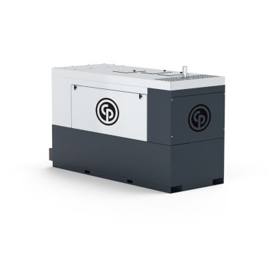 Chicago Pneumatic 185 CFM Skid Mounted Air Compressor Kubota T4F Diesel Engine | CPS 185 KDU T4F