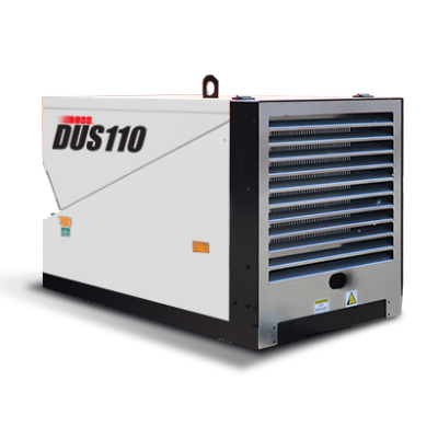 BOSS 110 CFM Skid Mounted Diesel Air Compressor, 110 DUS KUBOTA 24 HP T4F Engine