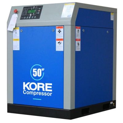 50 HP Rotary Screw Air Compressor with Sound Enclosure, 210 CFM @ 125 PSI, 460 Volt 3-Phase | E50