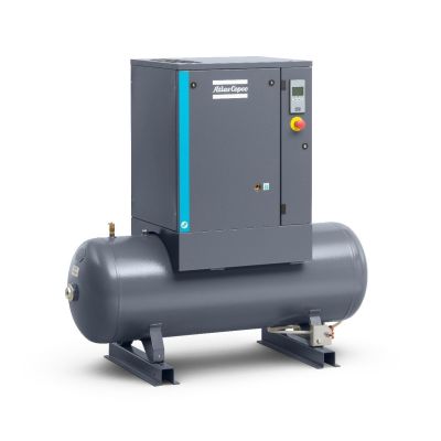 Atlas Copco 30 HP Rotary Screw Air Compressor 150 PSI, ﻿132 Gallon Air Tank | 127.6 CFM | GA22-150 AP 208-230/460, 132 Gallon API | 8153655587
