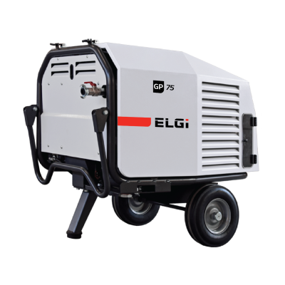 ELGI 75 CFM Gas Drive Rotary Screw Air Compressor 75 CFM @ 100 PSI Honda GX690 Engine | GP 75H
