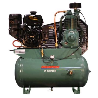 14 HP Gas Driven Air Compressor 23.2 CFM 30 Gal Tank | Kohler Engine | HGR7-3K