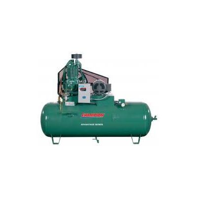 Champion 5 HP Air Compressor Two-Stage, 17 CFM @ 175 PSI, 80 Gallon Air Tank,  208-Volt 1-Phase | HR5-8