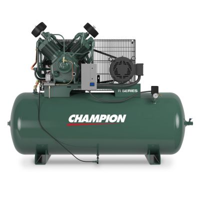 Champion 25 HP Air Compressor 102.9 CFM @ 125 PSI, Two Stage 240 Gallon ﻿460-Volt, 3-Phase | HR25-24