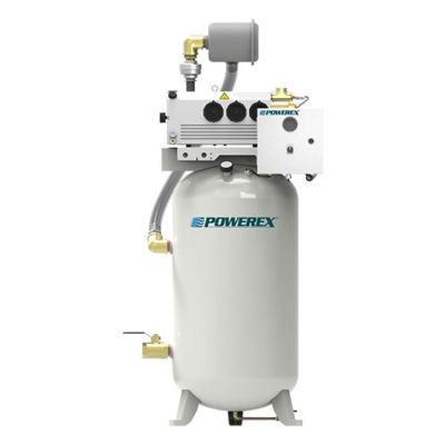 IBVS0151 Powerex 1.5 HP Industrial Rotary Vane Vacuum, 6 SCFM @ 19