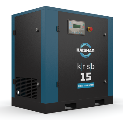 Kaishan KRSB-15-125,AC,46V,US, 15 HP Rotary Screw Air Compressor, 52 CFM @ 125 PSI, 460-Volt, 3-Phase | KRSB-015A2F4S8U