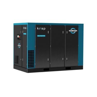 Kaishan 250 HP Rotary Screw Air Compressor with VFD, Water Cooled, 1257 CFM, 460/3/60 | KRSP-250-125,WC,46V,VSD,US