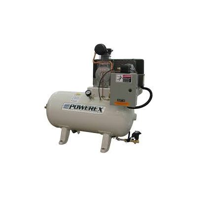 Powerex 1.5 HP Oilless Piston Air Compressor 4.2 CFM 60 Gallon Air Tank, 208/230-Volt, 1-Phase | OTS1152-6-2