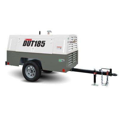 BOSS FT4 DUT 185 Tow Behind 185 CFM Air Compressor, ISUZU Diesel Engine 49 HP