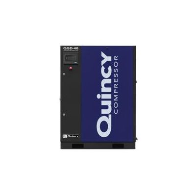 Quincy QGD-40, 40 HP Rotary Screw Air Compressor, 192.6 ACFM @ 125 PSI, 460/3/60, Air Cooled