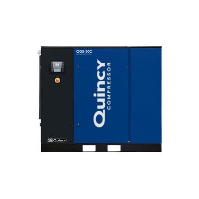 Quincy QGS-50 BMD, 50 HP Rotary Screw Air Compressor with Air Dryer, Dual Voltage; 230/460 Volt, 3-Phase