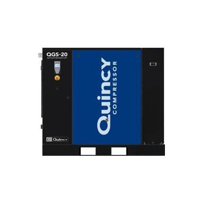QGS 20 HPD | 20 HP Quincy Rotary Screw Air Compressor with Air Dryer 208-230/460 Volt, 3-Phase