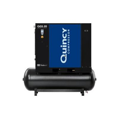 QGS 20 TMD | 20 HP Quincy Rotary Screw Air Compressors with Air Dryer & 120 Gallon Tank